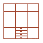 Custom wardrobes design